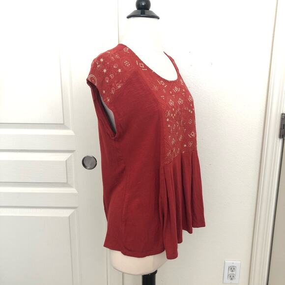 Anthropologie Akemi + Kin Arcana Embroidered Top - Picture 5 of 8